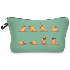 Make-Up Bag/Pencil Pug yoga